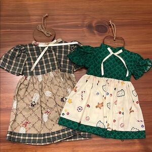 American Girl Handmade Holiday Christmas Dresses